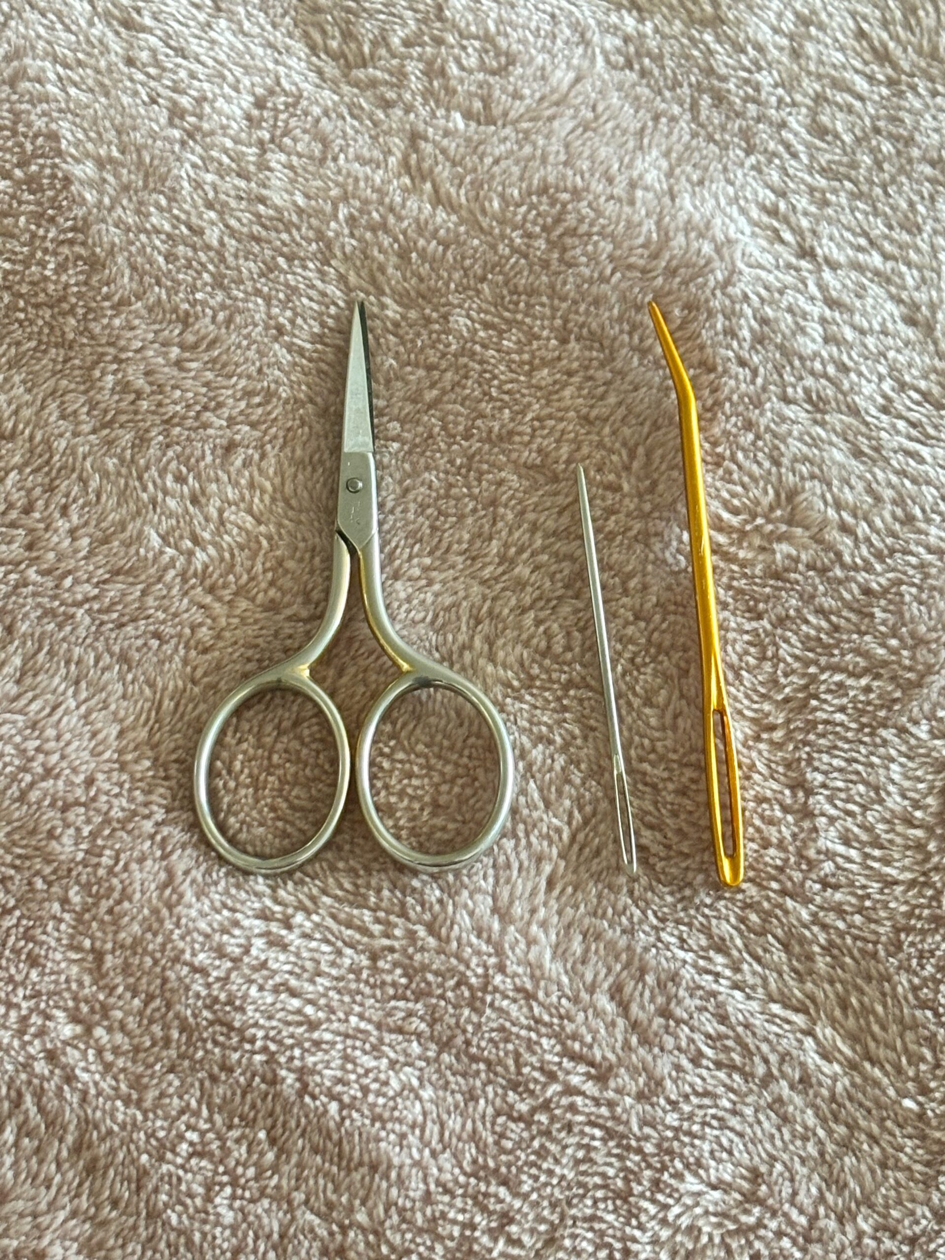 Yarn Needle and Scissors