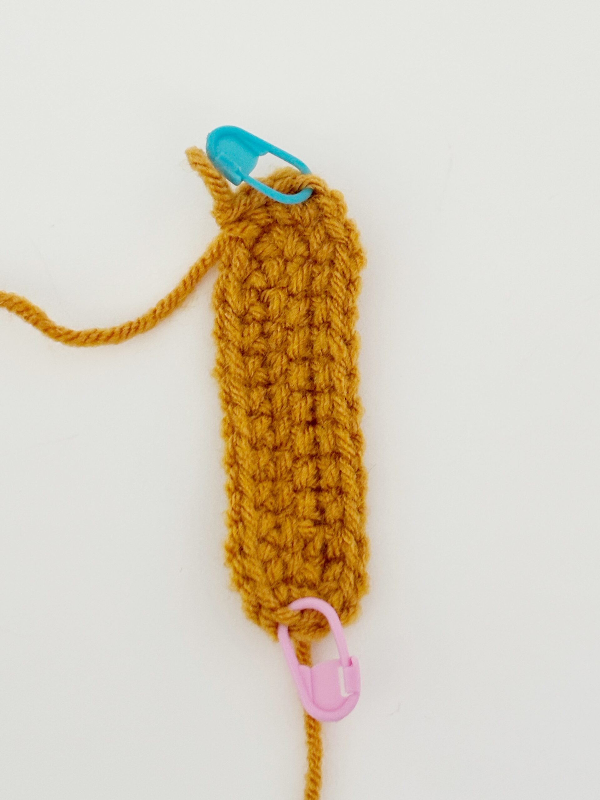 Working in an Oval Shape on the Other Side of the Chain for Amigurumi Increasing